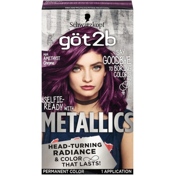 Got2b Metallic Permanent Hair Color, 4.6 OZ
