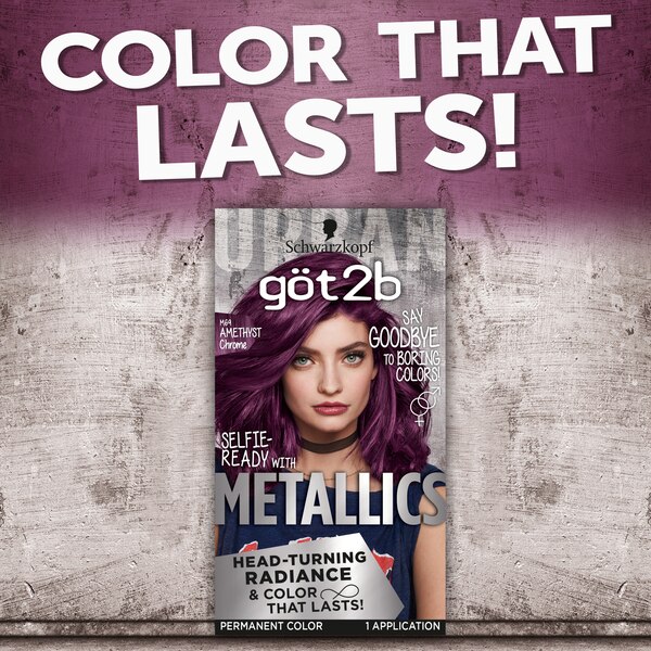 Got2b Metallic Permanent Hair Color, 4.6 OZ