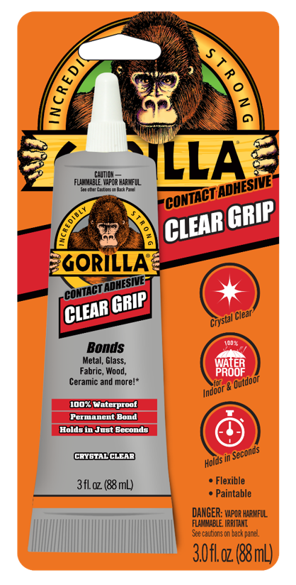 Gorilla Clear Grip, 3OZ, Tube