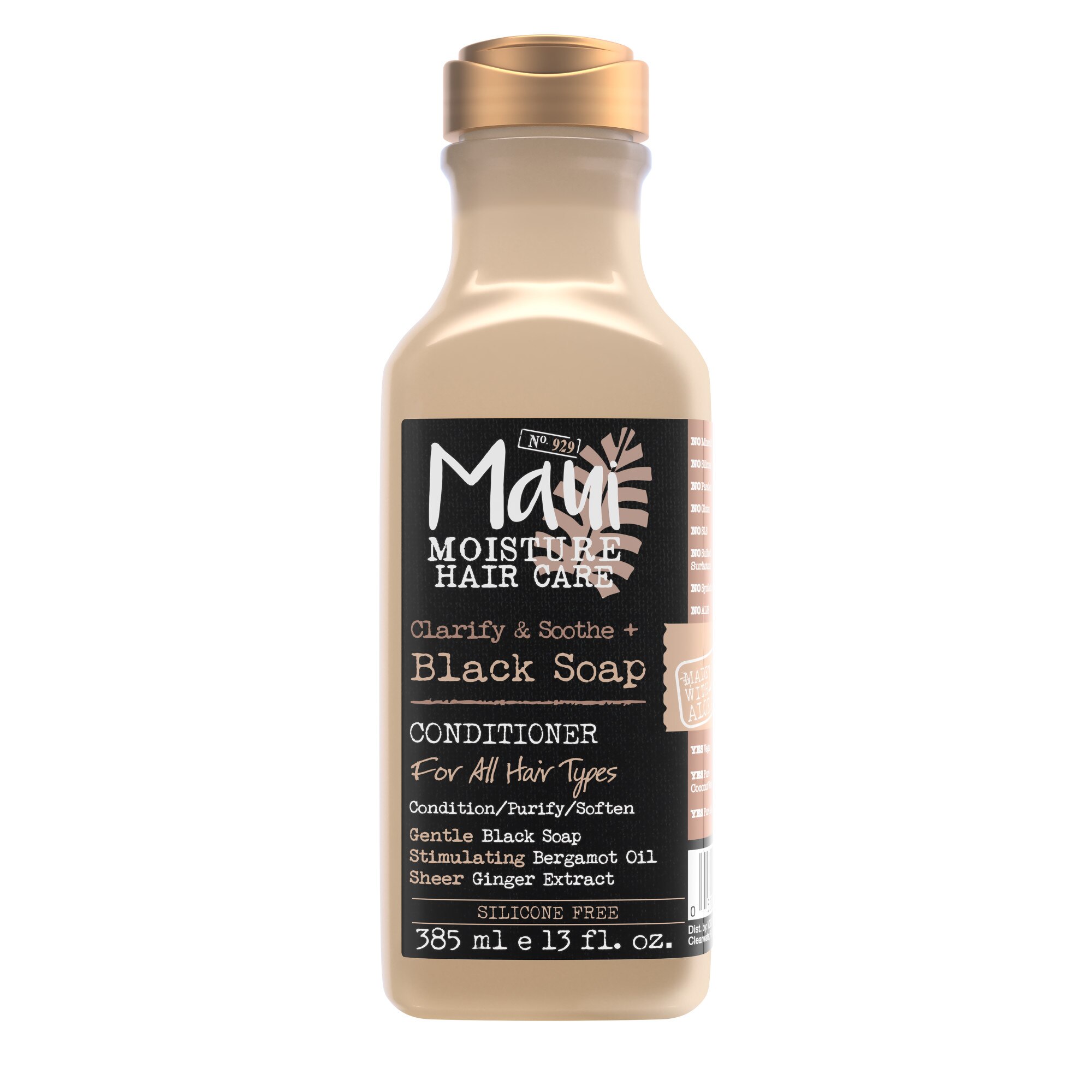 Maui Moisture Clarify & Soothe Black Soap Conditioner, 13 OZ