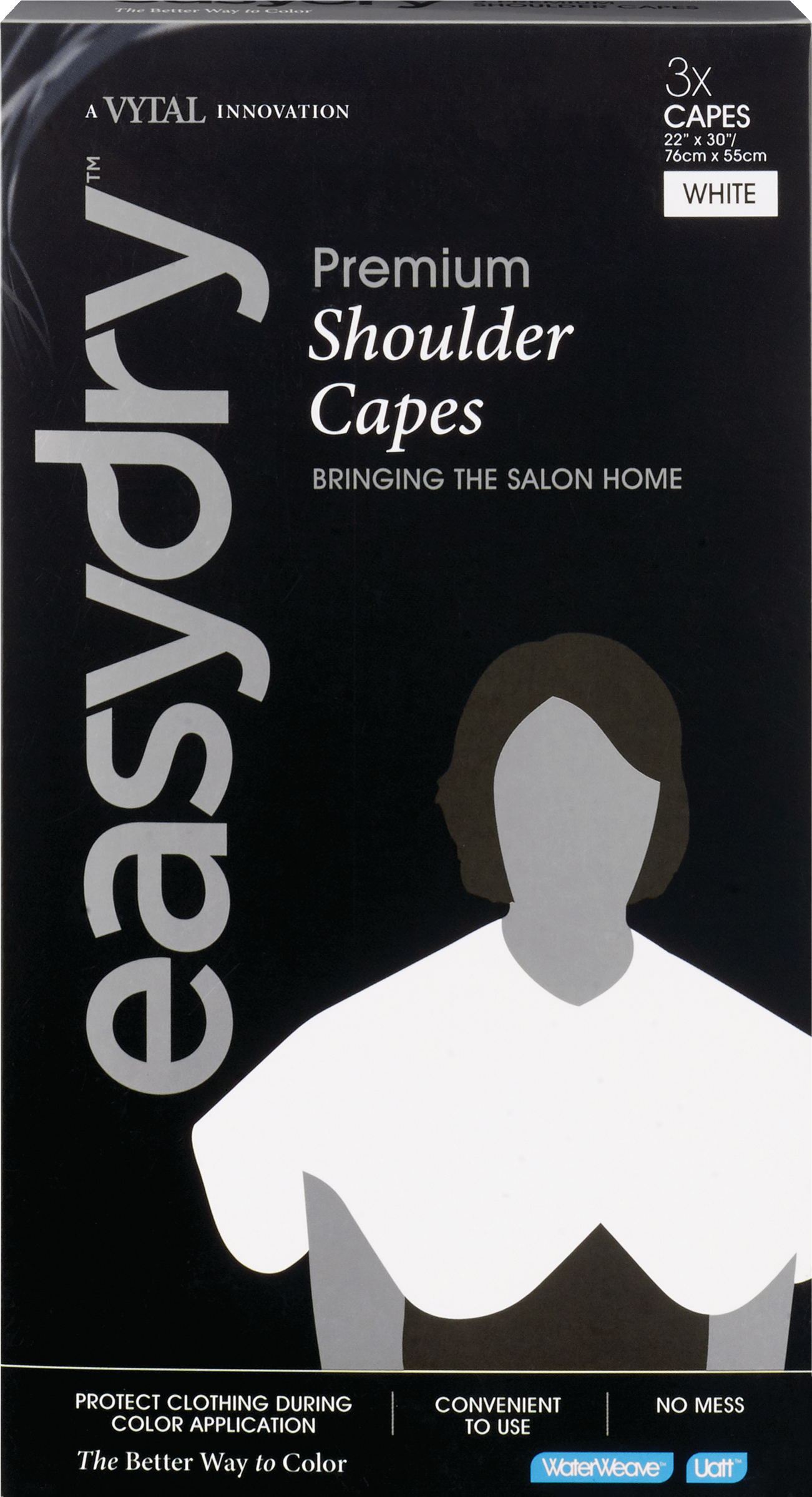 Easydry Premium Shoulder Capes, 3CT