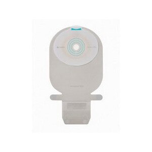 Coloplast SenSura Mio 1-piece Pre-Cut Wide Outlet Maxi Drainable Pouch TRANS, 10CT image.