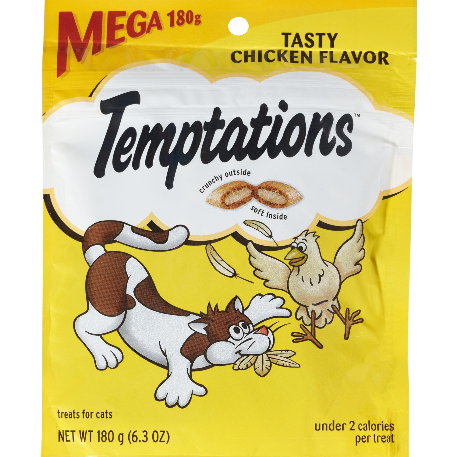 Temptations Classic Treats for Cats, Tasty Chicken Flavor, 6.3 oz