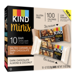 KIND Minis, Caramel Dark Choc Nut and Dark Choc Almond Coconut, 10 ct, thumbnail image 1 of 1