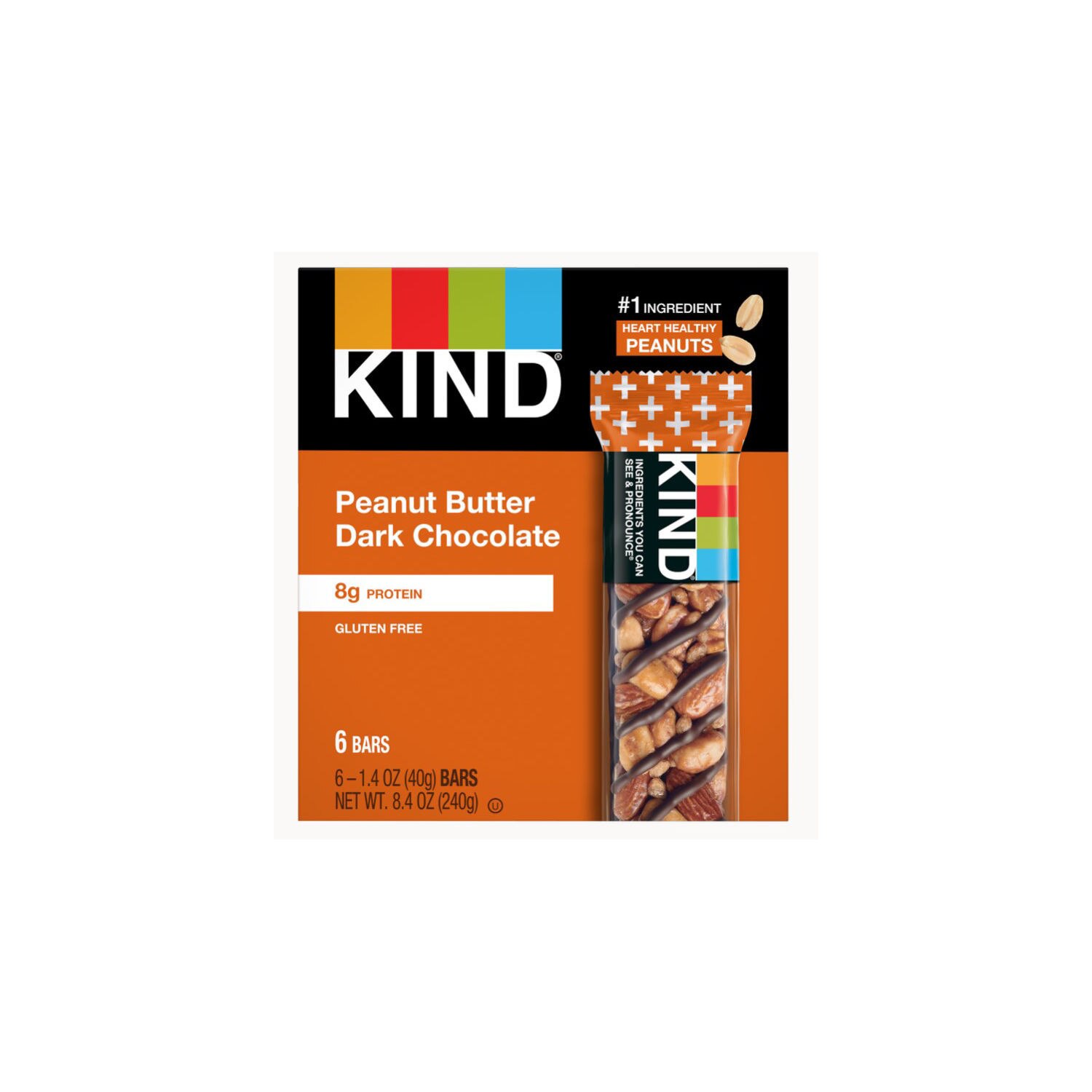 KIND Cranberry Almond Bars, 6 ct, 8.4 oz image.