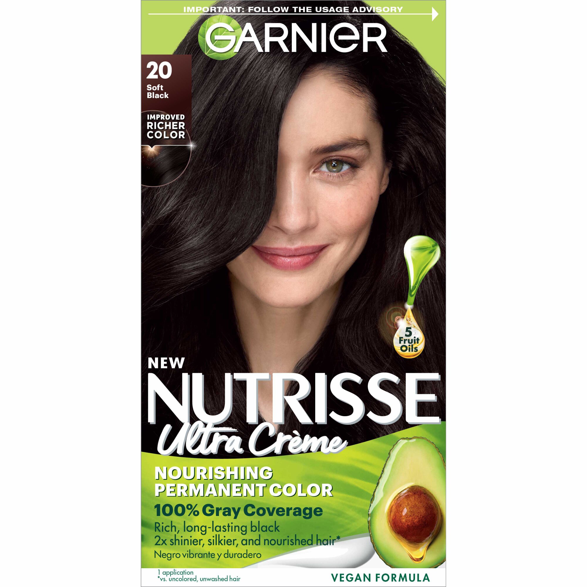 Garnier Nutrisse Nourishing Permanent Hair Color Creme image.