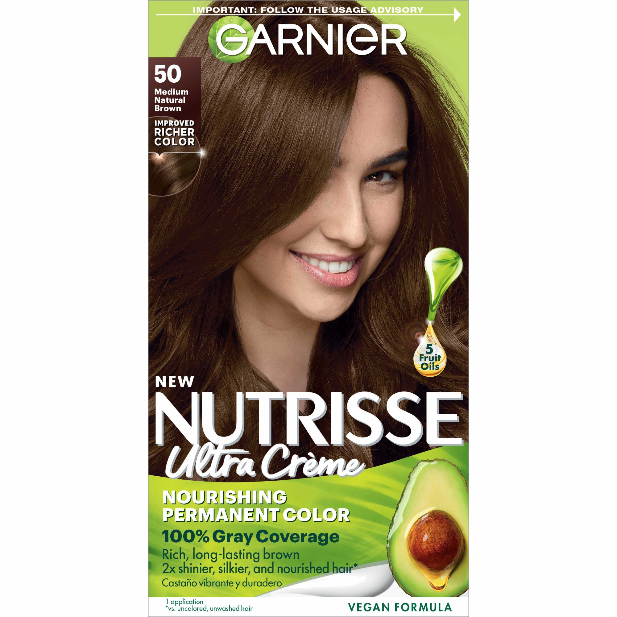 Garnier Nutrisse Nourishing Permanent Hair Color Creme image.