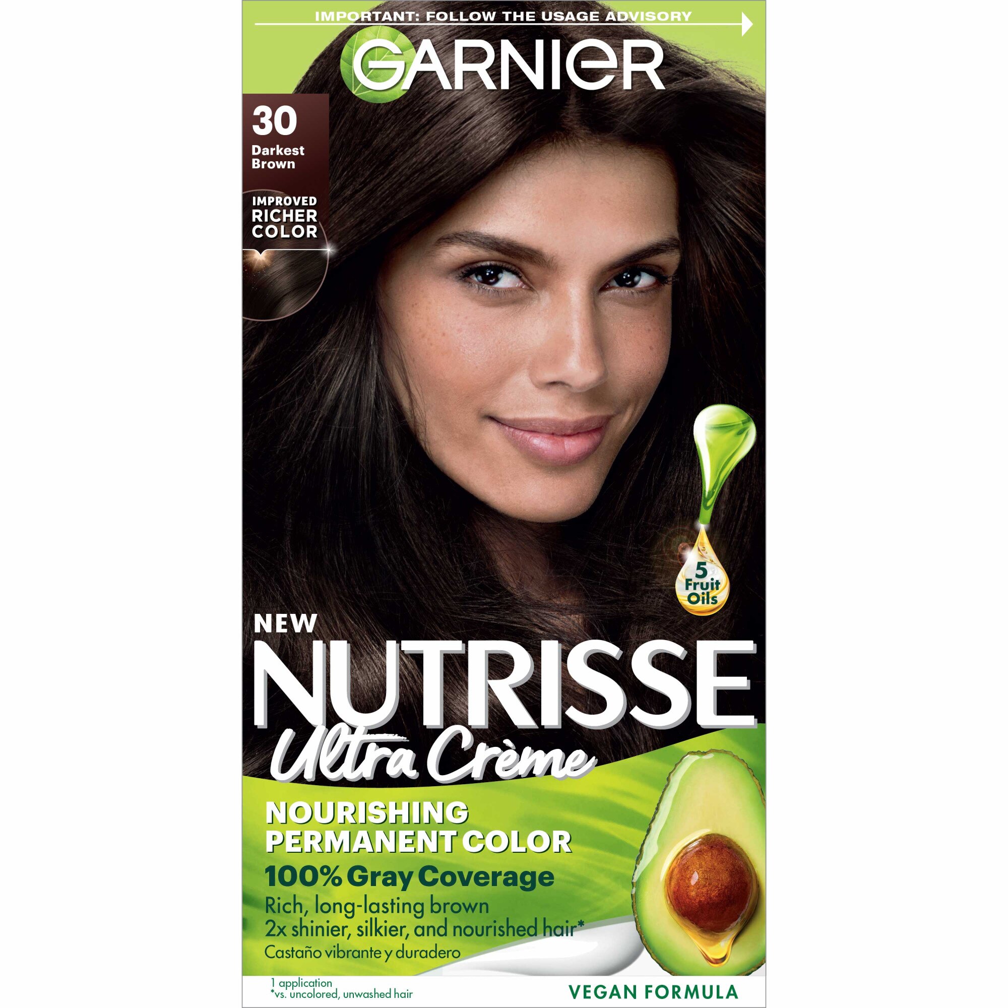 Garnier Nutrisse Nourishing Permanent Hair Color Creme image.