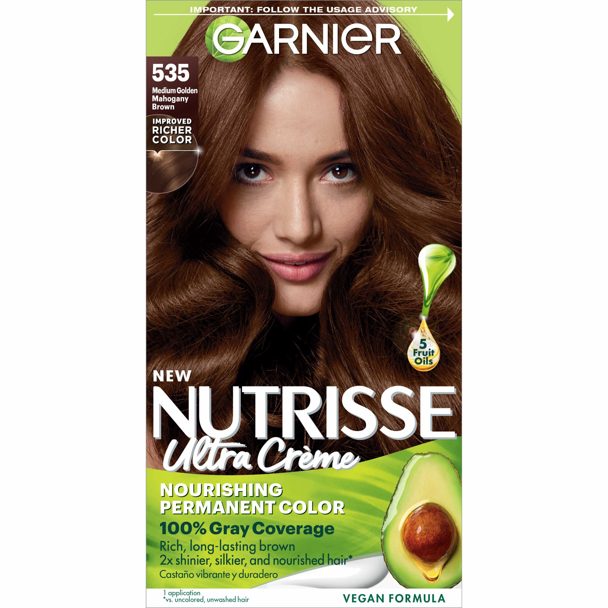 Garnier Nutrisse Nourishing Permanent Hair Color Creme image.