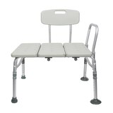 McKesson Knocked Down Bath Transfer Bench, 26 Inch Seat Width, 400 lbs. Weight Capacity, Beige, thumbnail image 1 of 4