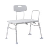 McKesson Knocked Down Bath Transfer Bench, 26 Inch Seat Width, 400 lbs. Weight Capacity, Beige, thumbnail image 2 of 4