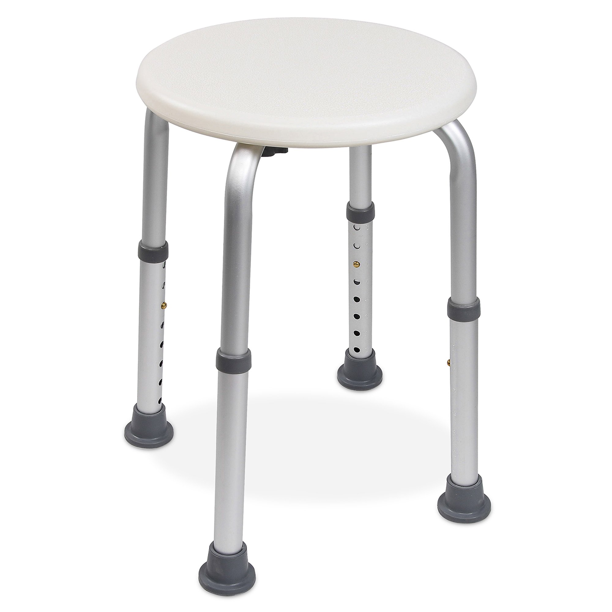 McKesson Shower Stool, 13 Inch Seat Width, 300 lbs. Weight Capacity, White image.