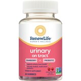 Renew Life Women's Wellness Urinary on Tract Probiotic Supplement with Cranberry, Promotes Immune Health, Urinary Tract Health and Digestive Health, 48 Probiotic Gummies, 2 Billion CFU, thumbnail image 1 of 4