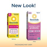 Renew Life Probiotics Women's Care, 25 Billion CFU, 50 CT, thumbnail image 2 of 9