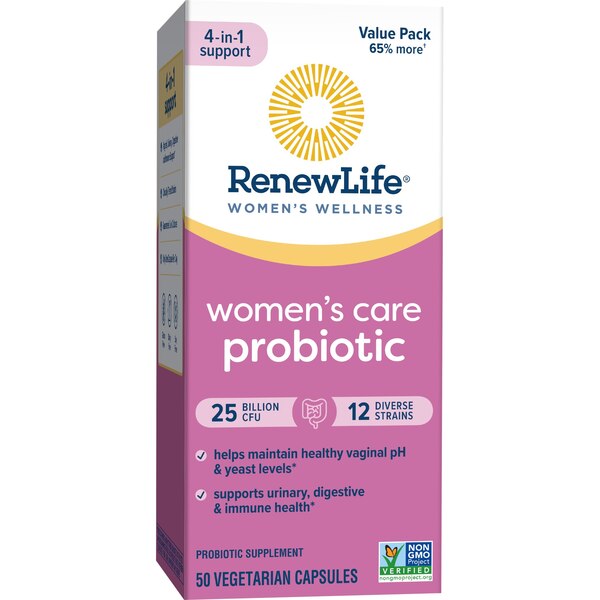 Renew Life Probiotics Women's Care, 25 Billion CFU, 50 CT