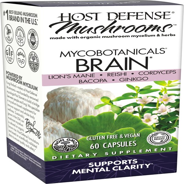 Host Defense MycoBotanicals Brain, 60 CT