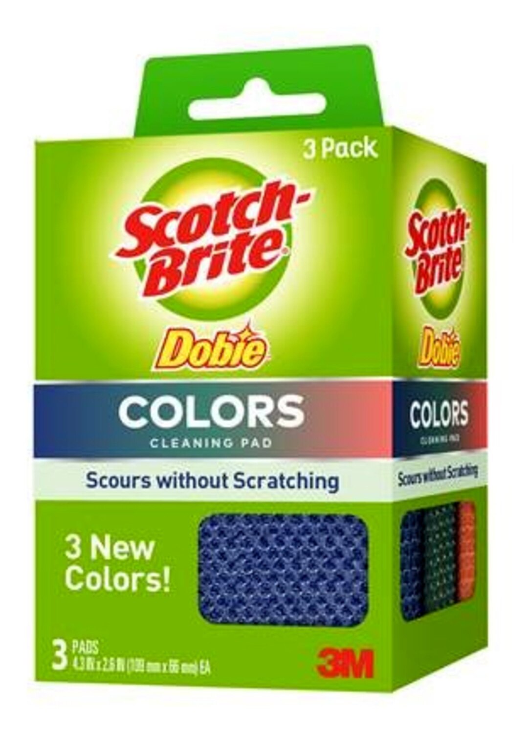 Scotch-Brite Dobie Colors All Purpose Cleaning Pads