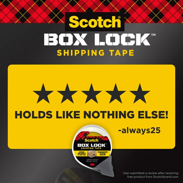 Scotch Shipping Packaging Tape, 1.88 in x 22.2 yd