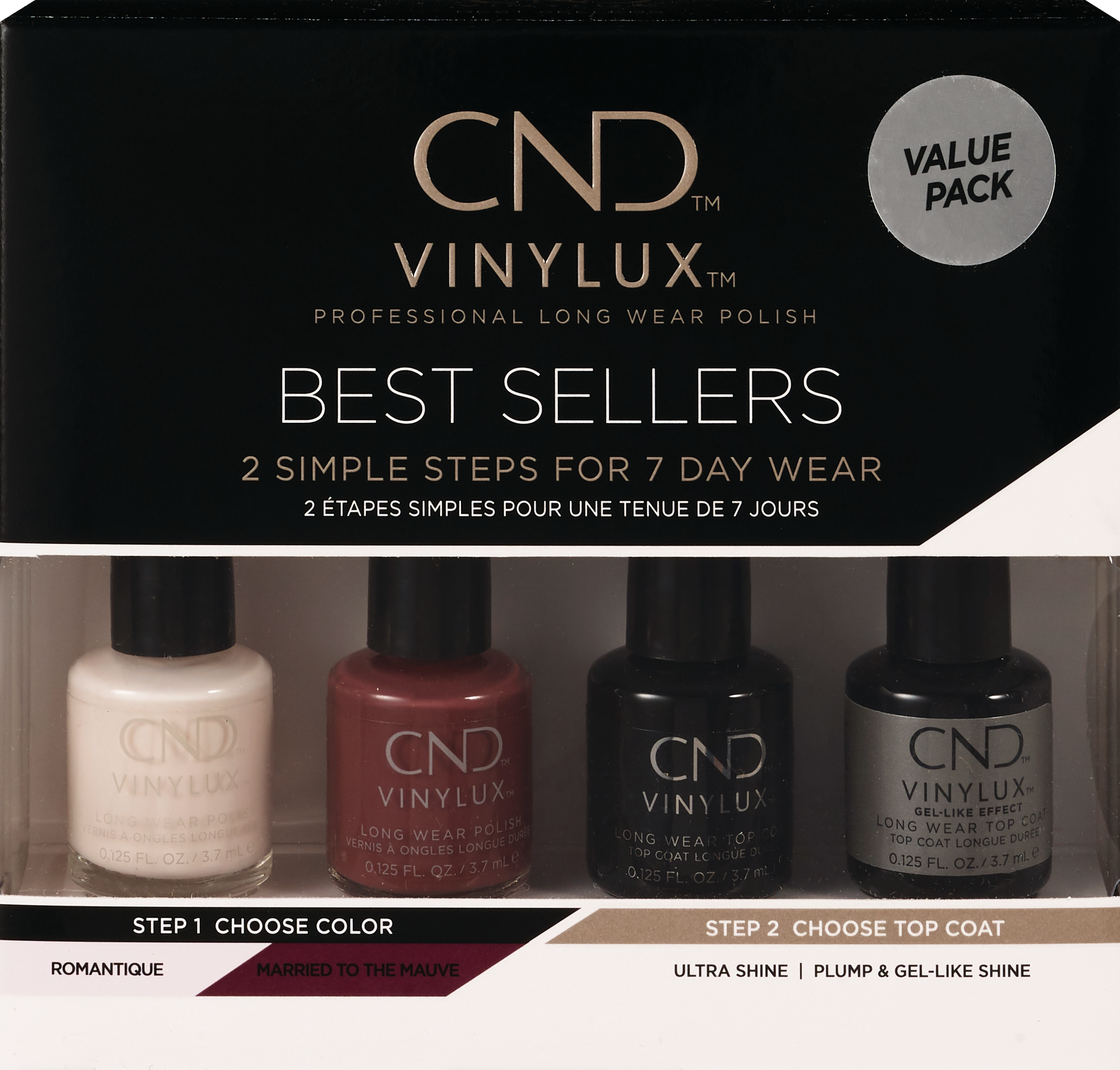 CND Vinylux Professional Long Wear Polish Romantic Value Pack