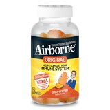 Airborne Immune Support Vitamin C Gummies, Zesty Orange Flavor, 63 CT, thumbnail image 1 of 8