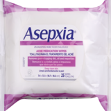 Asepxia Acne Medication Wipes, 25CT, thumbnail image 1 of 1