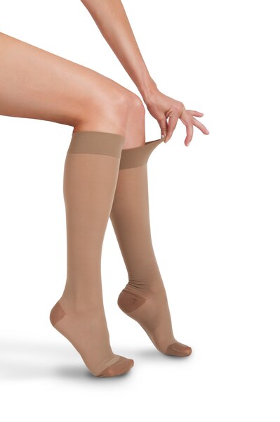 Gabrialla Sheer Compression Knee Highs (23-30mmHg)