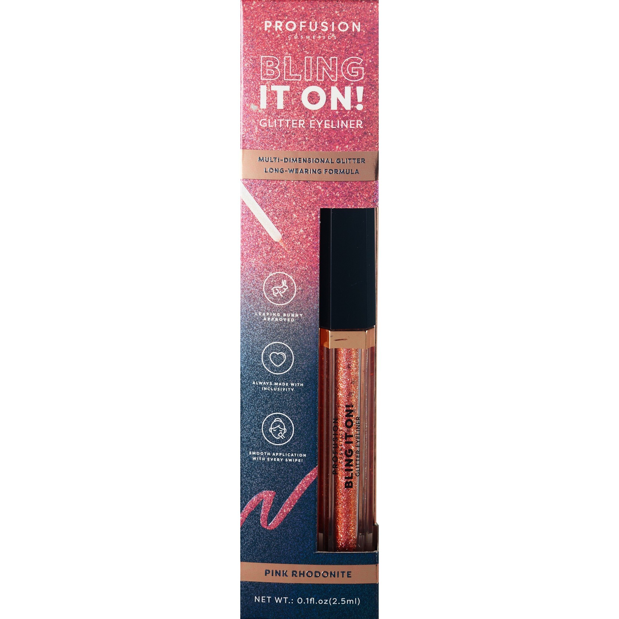 Profusion Cosmetics Bling it on Liquid Eyeliner, 0.1 oz image.