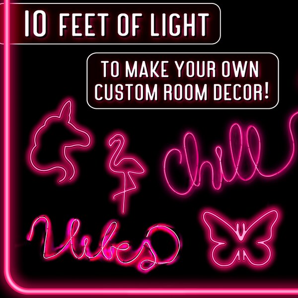 ArtSkills Make Your Own Neon Sign Kit, Pink