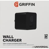 Griffin PowerBlock Universal USB-A 12W Wall Charger - Black. Lifetime Warranty., thumbnail image 1 of 6