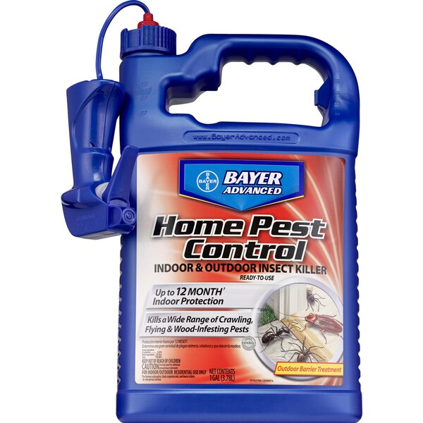 Bayer Advanced Home Pest Control Indoor & Outdoor Insect Killer, 1 Gallon