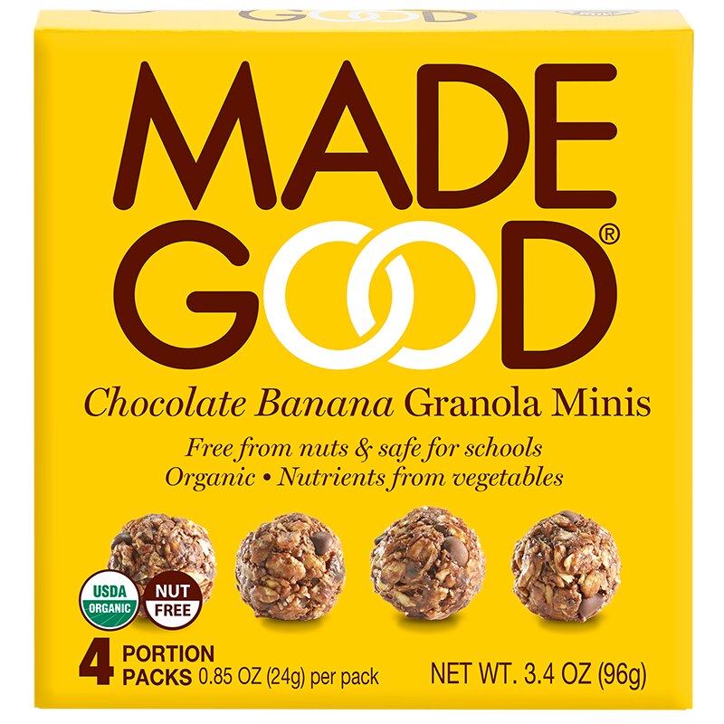 Made Good Chocolate Banana Granola Minis, 4 ct, 3.4 oz