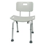 McKesson Bath Bench 19-1/4 Inch Seat Width 300 lbs. Weight Capacity, Gray, thumbnail image 1 of 5