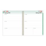 Blue Sky 2023 Tabbed Weekly and Monthly Planner, 8.5 in. x 11 in., Laurel, thumbnail image 2 of 5