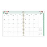 Blue Sky 2023 Tabbed Weekly and Monthly Planner, 8.5 in. x 11 in., Laurel, thumbnail image 3 of 5