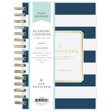 Day Designer 2023 Tabbed Weekly and Monthly Planner, 5 in. x 8 in., Navy Stripe, thumbnail image 2 of 5