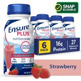 Ensure Plus Nutrition Shake Ready-to-Drink 8 fl oz, 6CT, thumbnail image 1 of 11