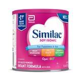 Similac Soy Isomil For Fussiness and Gas Infant Formula  Powder, 1CT, thumbnail image 2 of 12