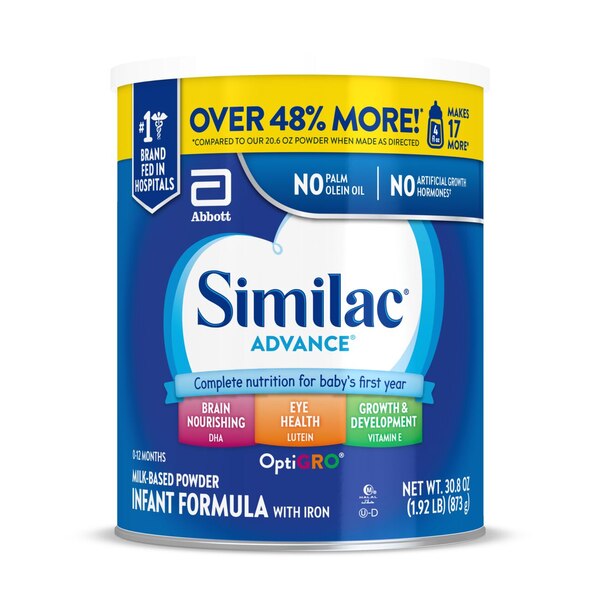 Similac Advance Milk-Based Infant Formula Powder