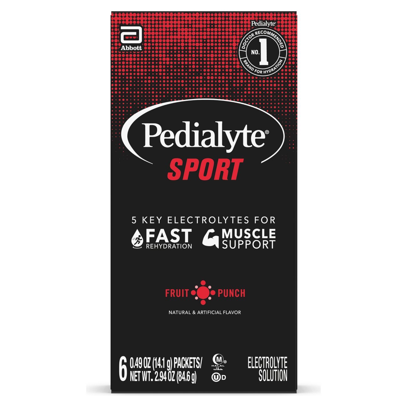 Pedialyte Sport Electrolyte Powder, 6 CT