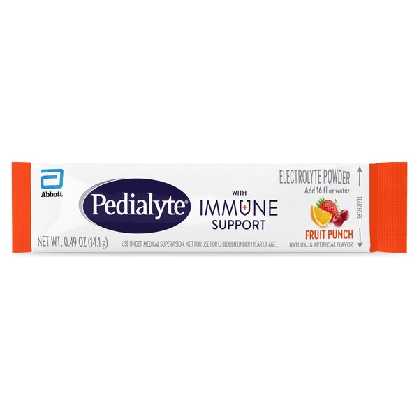 Pedialyte with Immune Support Electrolyte Powder Packets, 6 CT