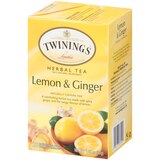 Twinings of London Lemon & Ginger Herbal Tea Bags, 20 ct, thumbnail image 2 of 5