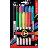 BIC Mark-It 12-piece Fashion Fine Point Pocket Permanent Marker Set, Assorted Ink, thumbnail image 1 of 4