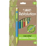 BIC ReVolution #2 Mechanical Pencil, 0.7mm Lead, Assorted Colors, 12-Pack, thumbnail image 1 of 5