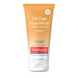 Neutrogena Oil-Free Acne Face Wash Cream Cleanser, 6.7 OZ, thumbnail image
