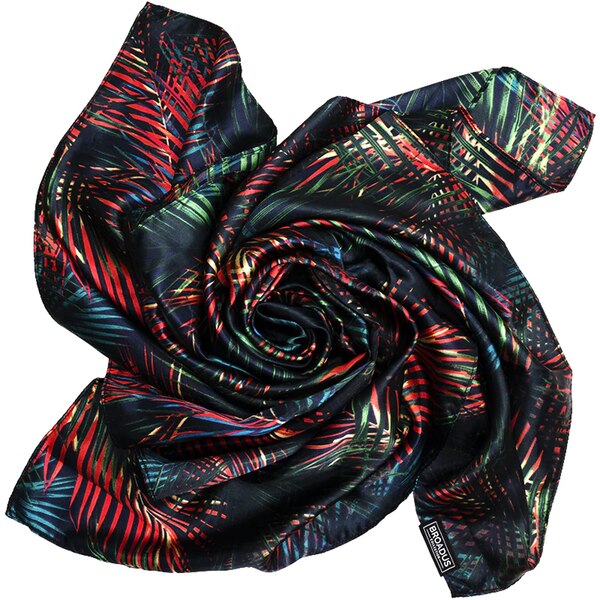 Broadus Collection Headwrap Scarf, Island Palm