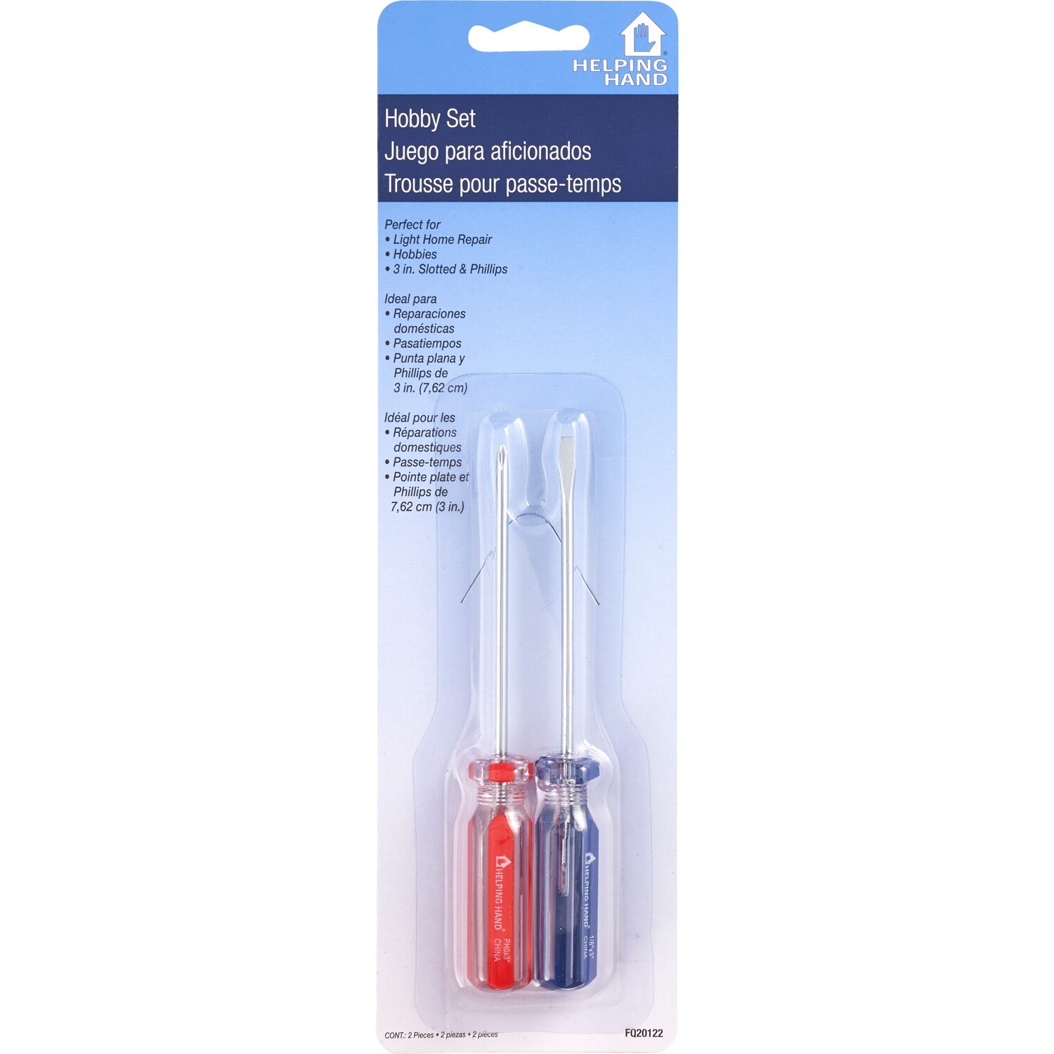 Helping Hand Screwdriver Hobby Set, Slotted & Philips