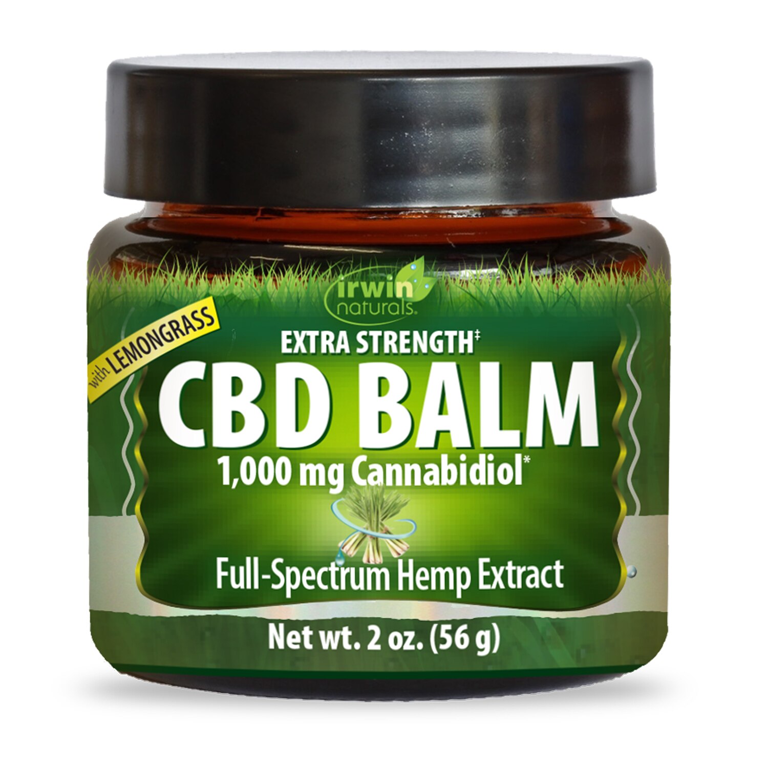 Irwin Naturals CBD Balm, 2 OZ - State Restrictions Apply image.