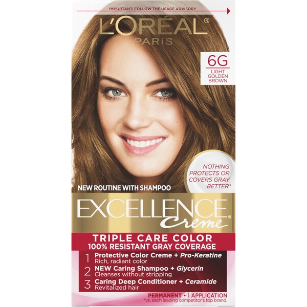 L'Oreal Paris Excellence Creme Permanent Triple Care Hair Color