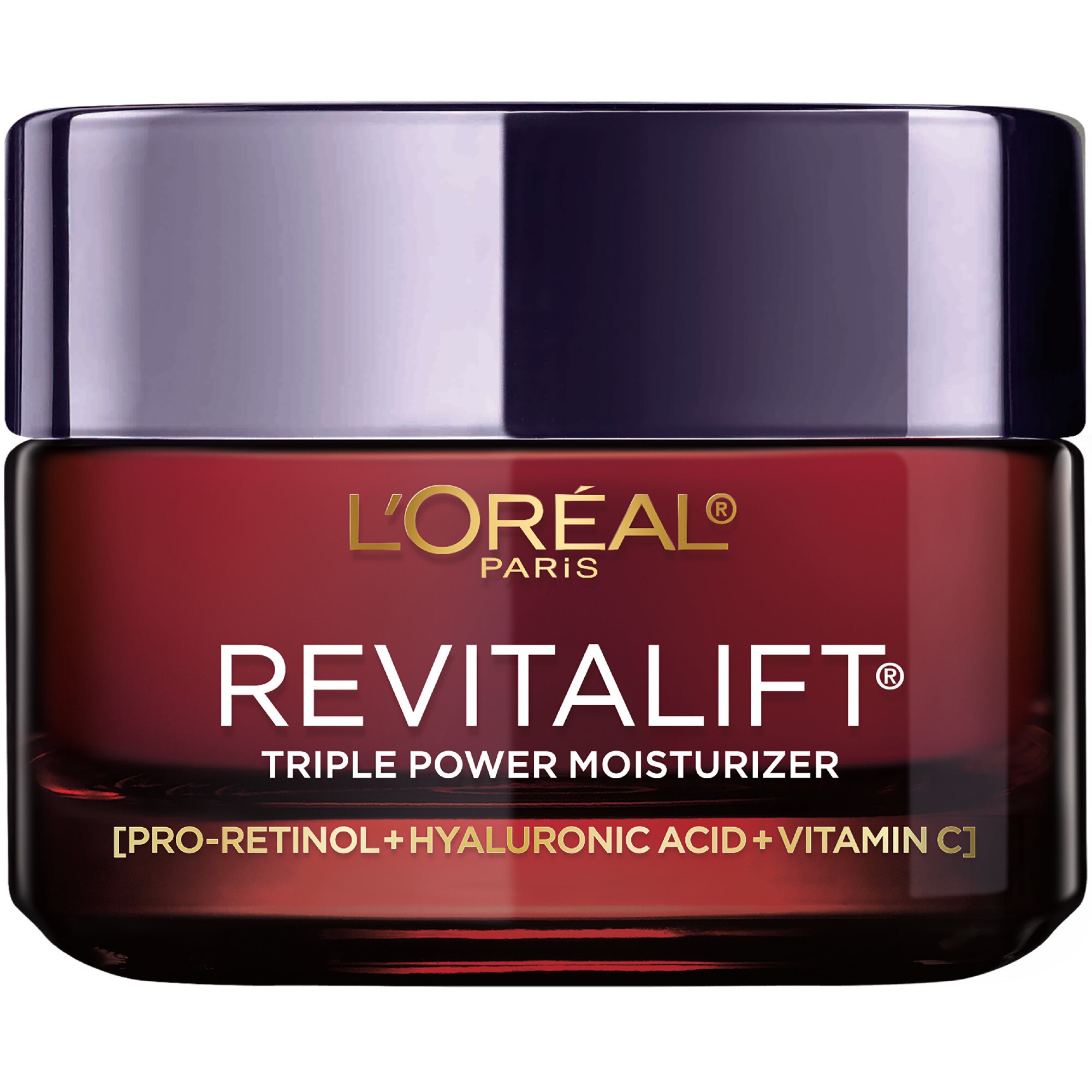 L'Oreal Paris Revitalift Triple Power Anti-Aging Face Moisturizer, 1.7 OZ