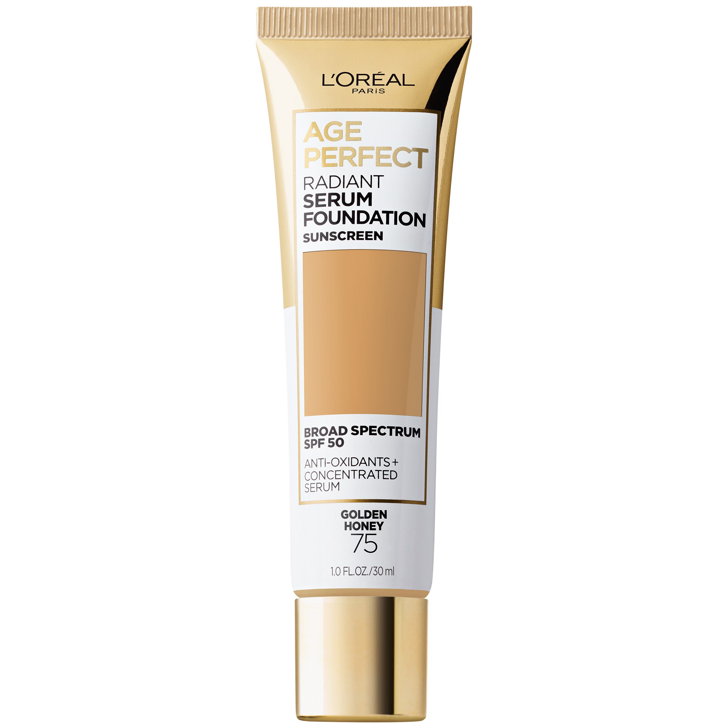 L'Oreal Paris Age Perfect Radiant Serum Foundation with SPF 50 image.